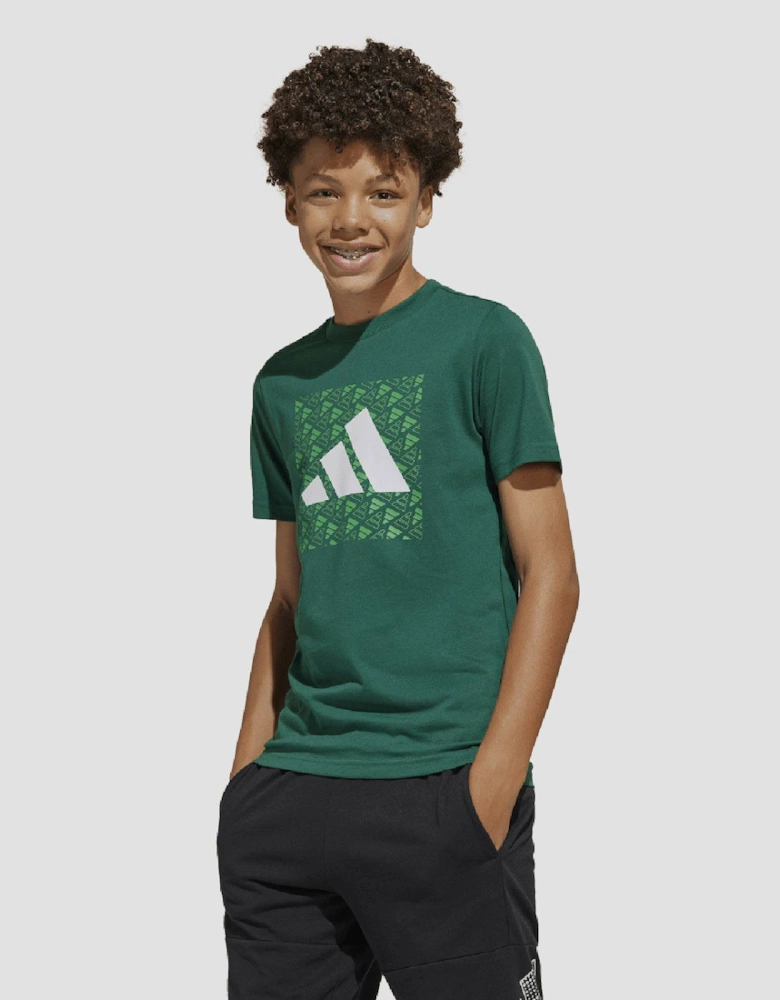 Juniors Monogram Graphic T-Shirt