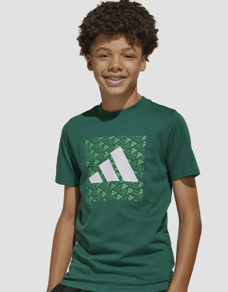 Juniors Monogram Graphic T-Shirt