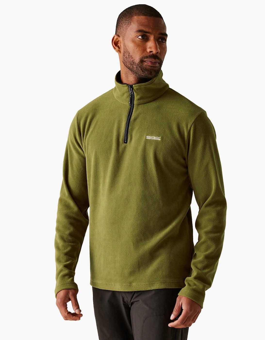 Great Outdoors Mens Thompson Half Zip Fleece Top