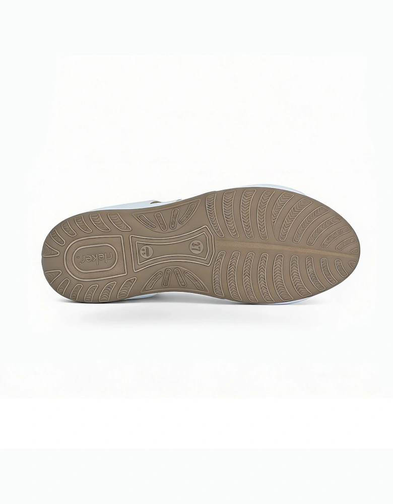 64870 Womens Ankle Strap Sandals White