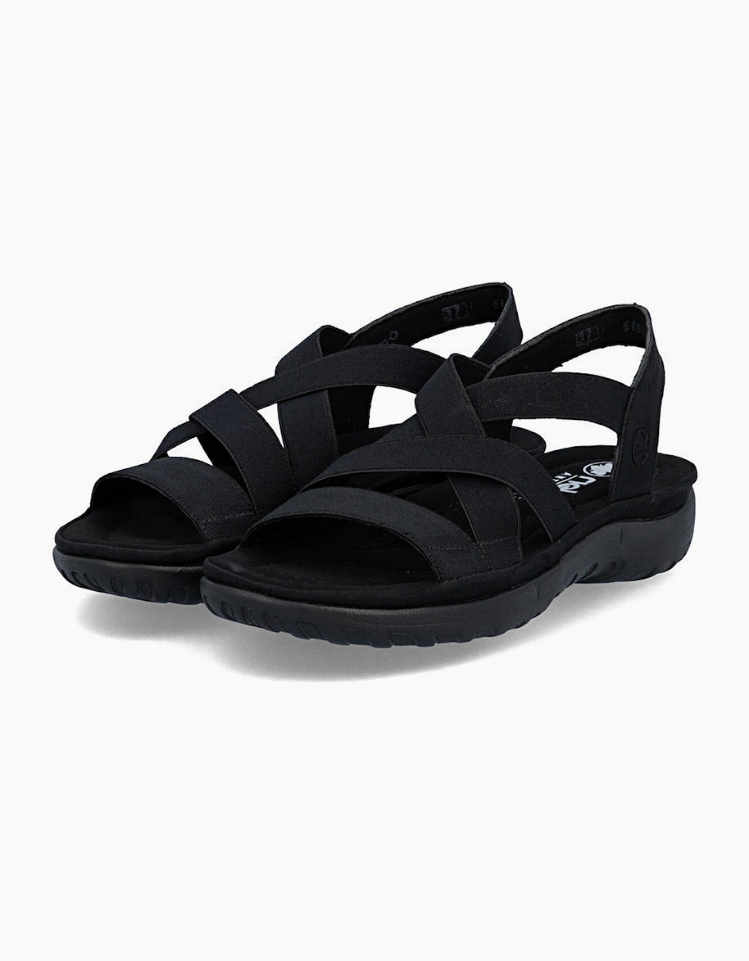 Rieker FRANJA Womens Comfort Sandals Black