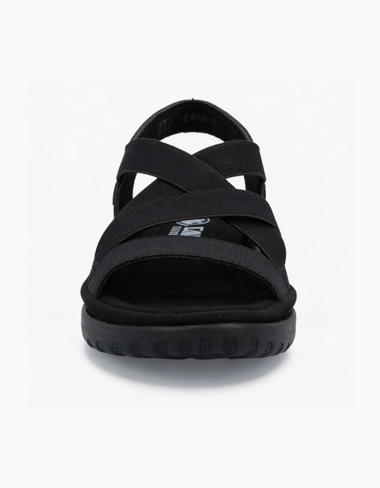 Rieker FRANJA Womens Comfort Sandals Black