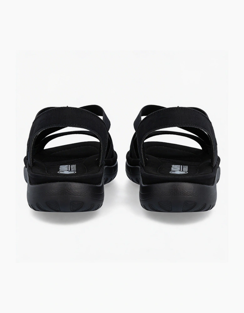 Rieker FRANJA Womens Comfort Sandals Black