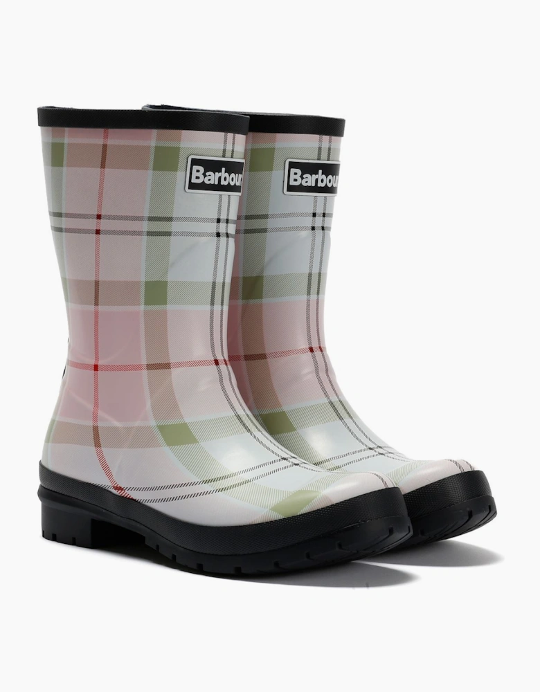 Banbury Mid Cut Women's Cherry Blossom Tartan Wellington Boots