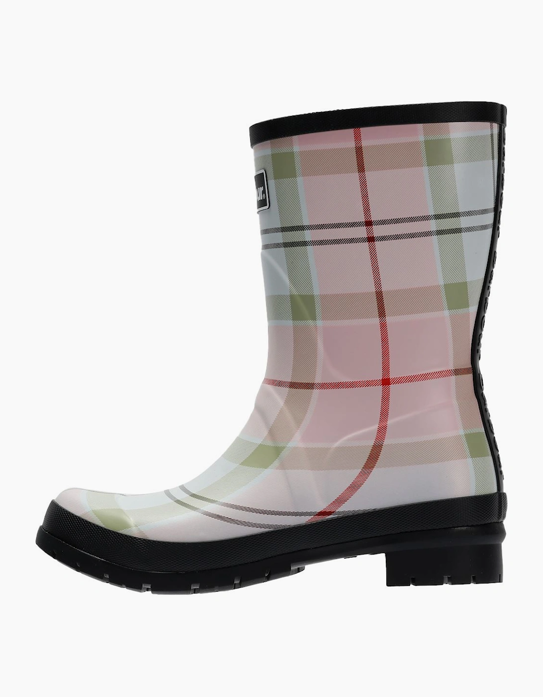 Banbury Mid Cut Women's Cherry Blossom Tartan Wellington Boots
