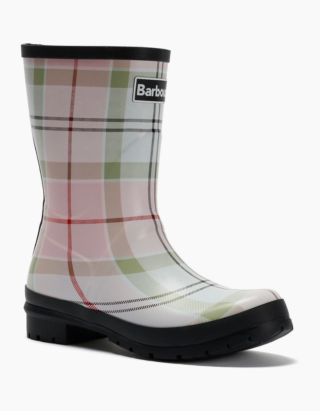 Banbury Mid Cut Women's Cherry Blossom Tartan Wellington Boots