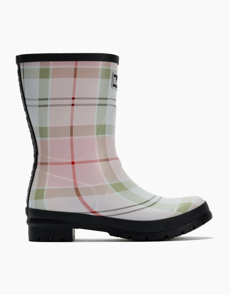 Banbury Mid Cut Women's Cherry Blossom Tartan Wellington Boots