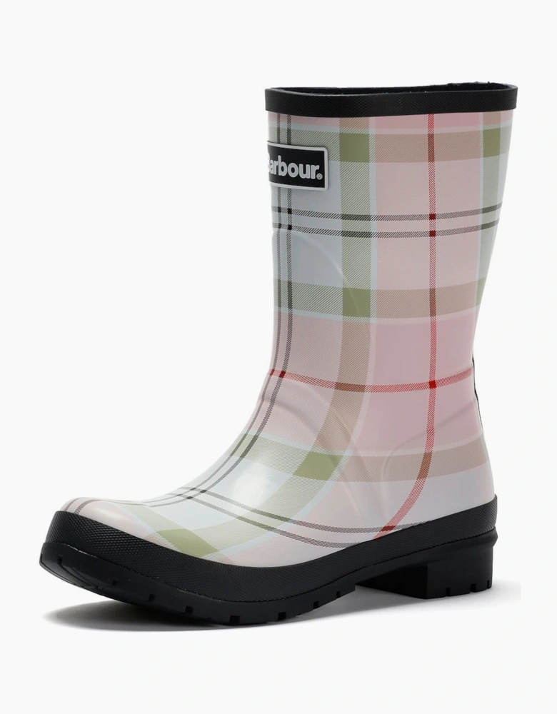 Banbury Mid Cut Women's Cherry Blossom Tartan Wellington Boots