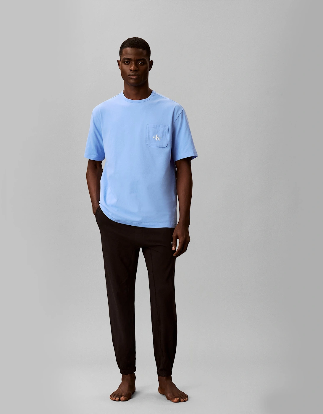 Calvin Klein 2 PACK SS T-SHIRT Mens T-Shirts & Tank Tops Blue Descent