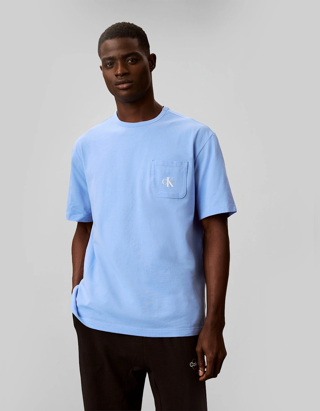 Calvin Klein 2 PACK SS T-SHIRT Mens T-Shirts & Tank Tops Blue Descent