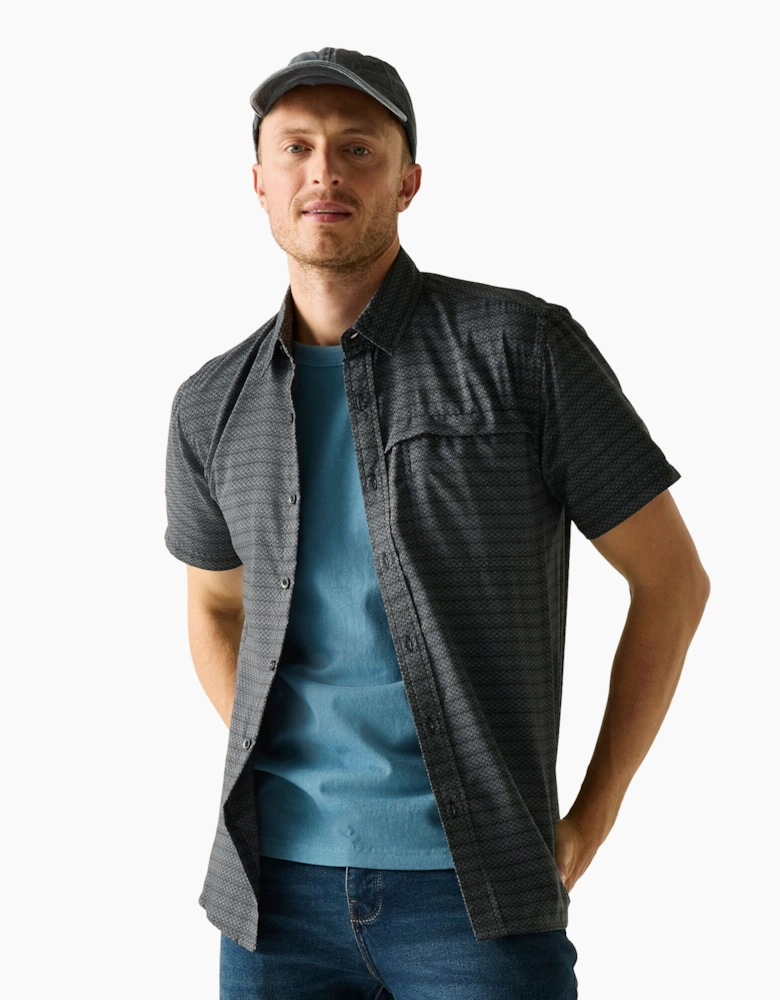 Regatta Mens Mindano Triangle Short-Sleeved Shirt