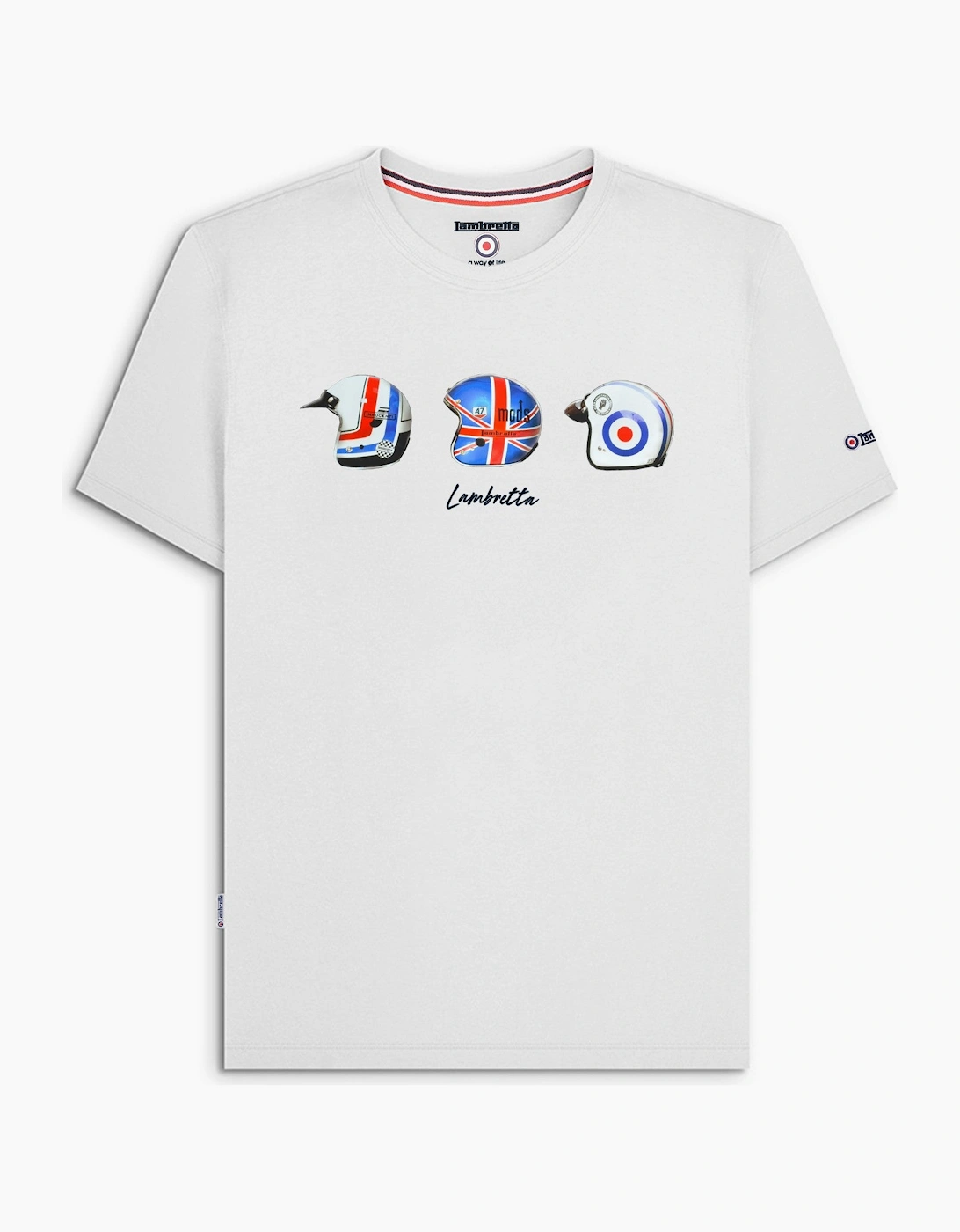 Mens Helmet Short Sleeve T-Shirt, 2 of 1