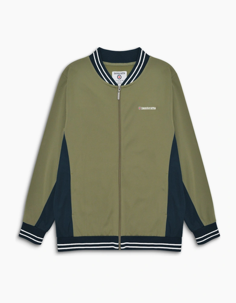 Mens Vintage Track Bomber Jacket