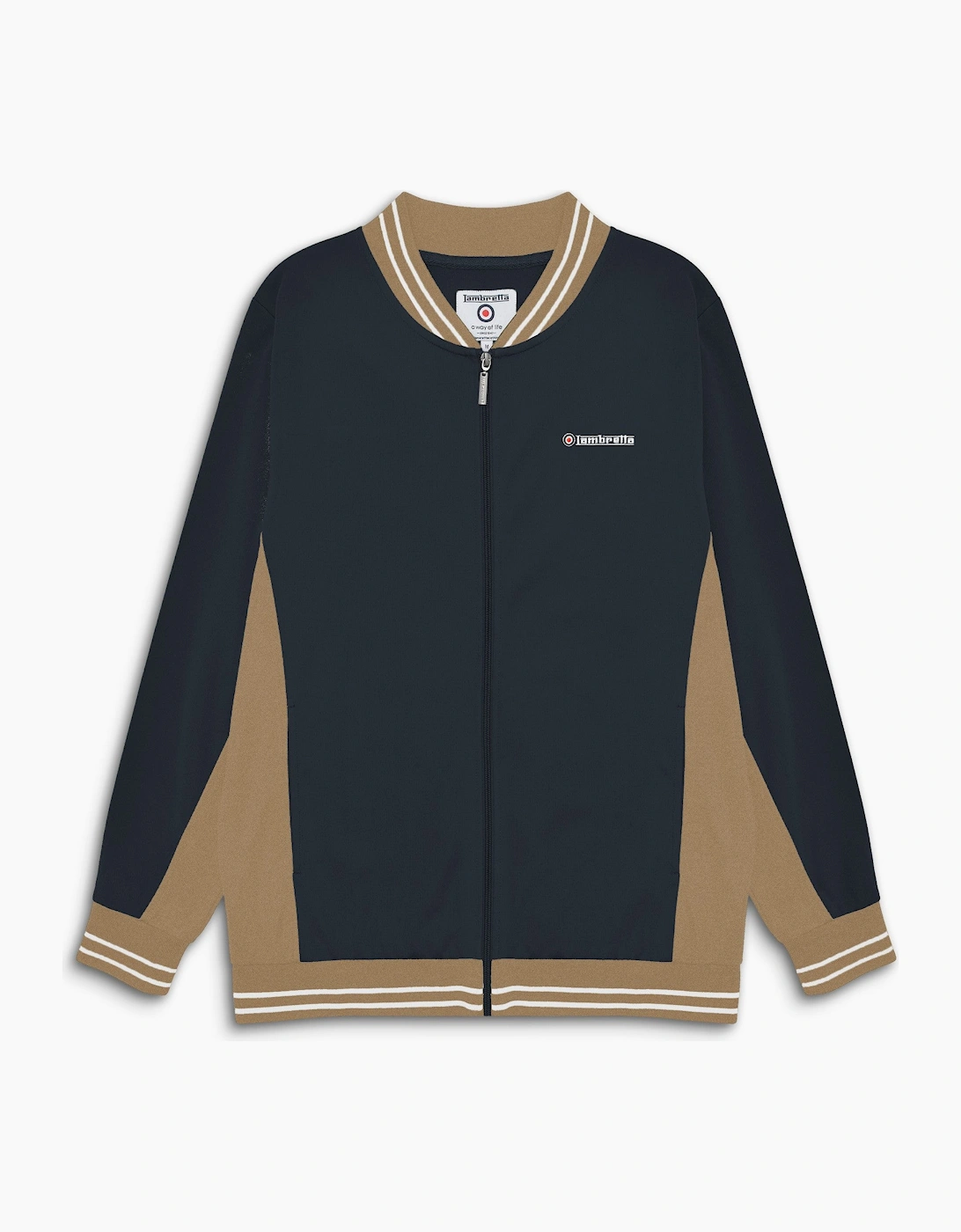 Mens Vintage Track Bomber Jacket, 2 of 1