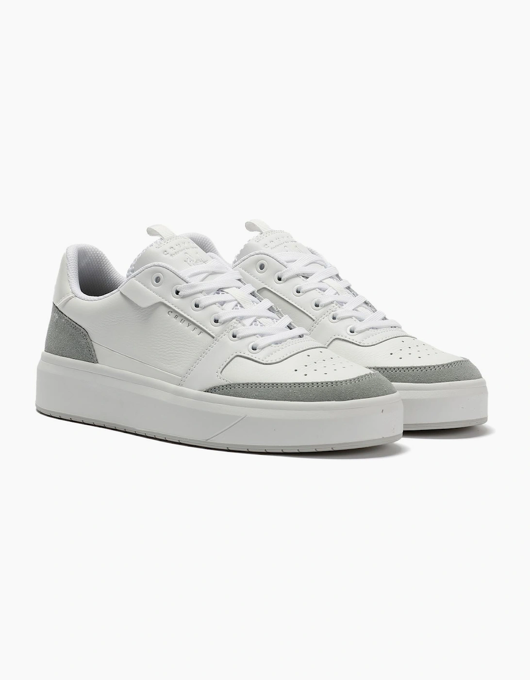 Cruyff Endorsed Pro Men's White/Blue Trainers, 9 of 8