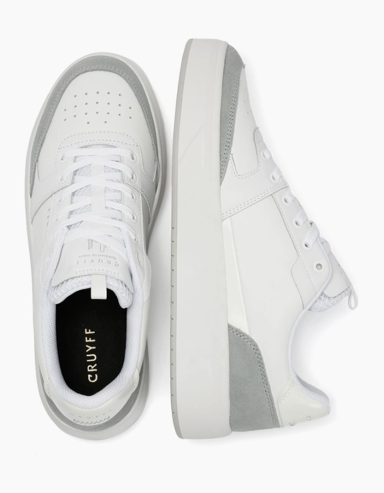Cruyff Endorsed Pro Men's White/Blue Trainers
