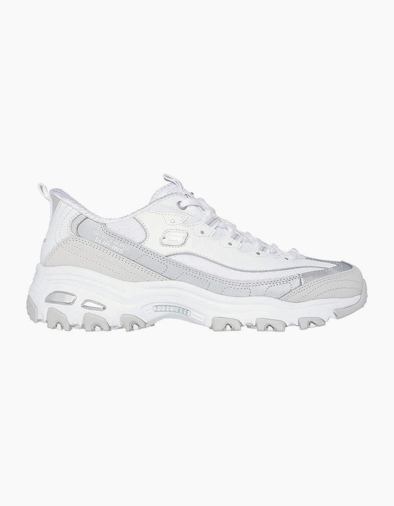 Slip-Ins D'Lites Smooth Women's Silver/White Trainers