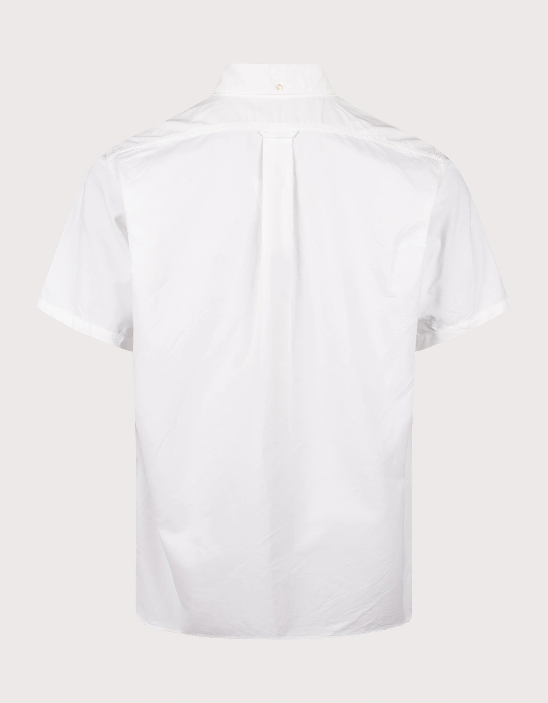 Relaxed fit Button Down Wind Short Sleeve Shirt