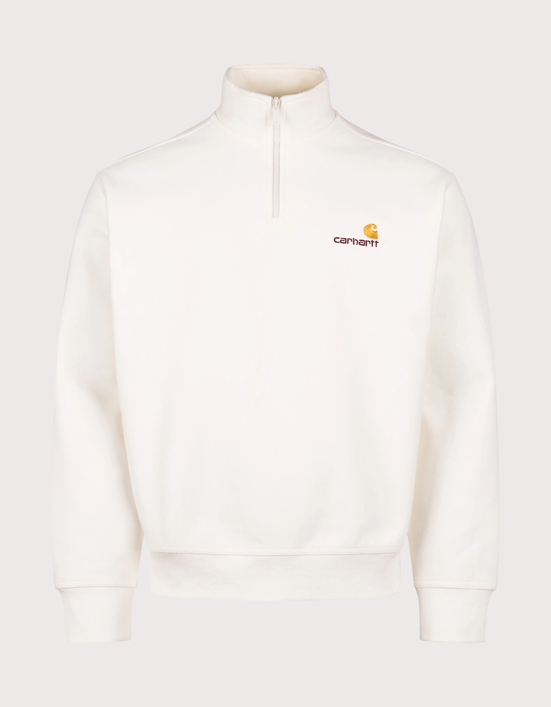 Relaxed Fit Quarter Zip American Script Sweatshirt, 4 of 3