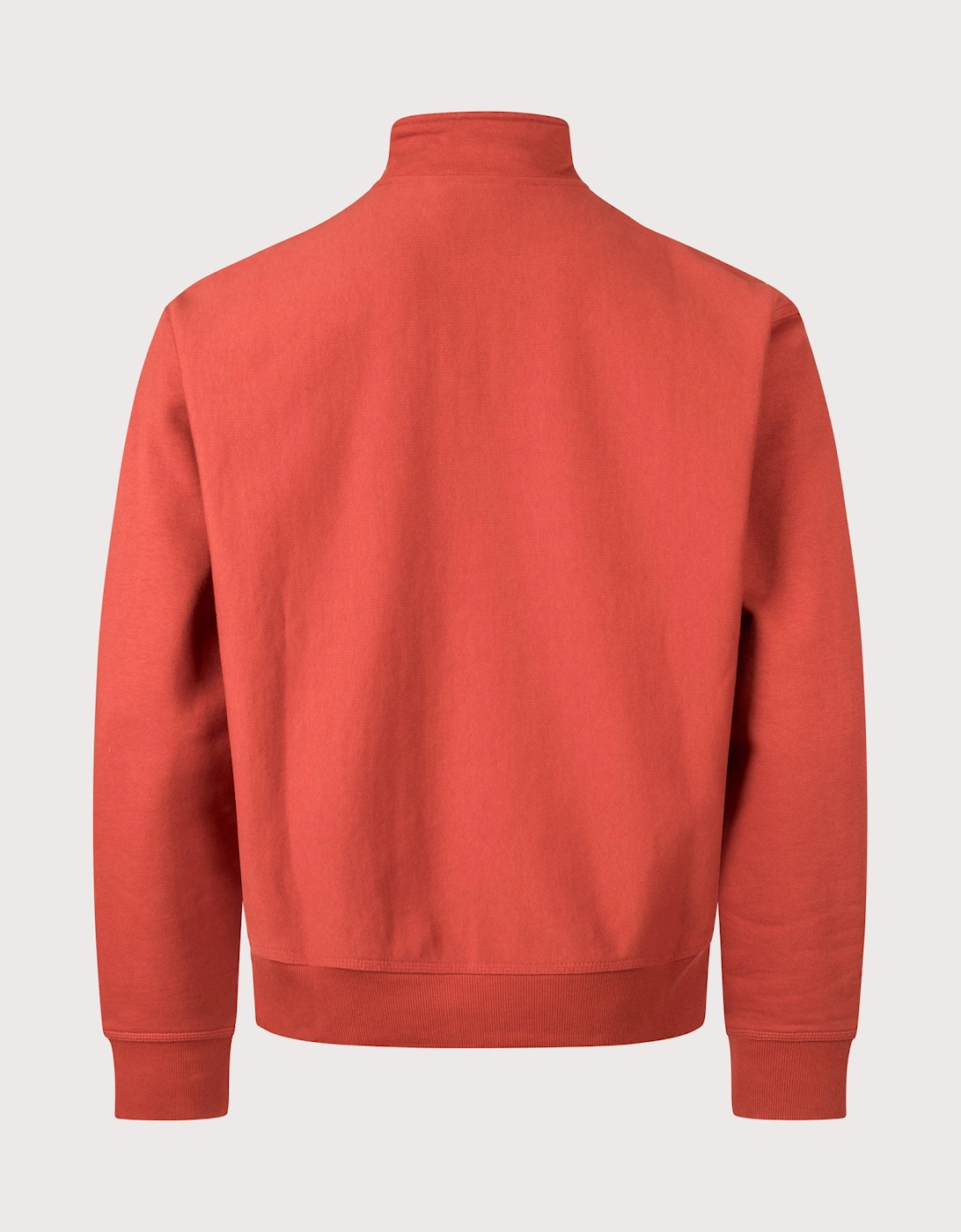 Relaxed Fit Quarter Zip American Script Sweatshirt