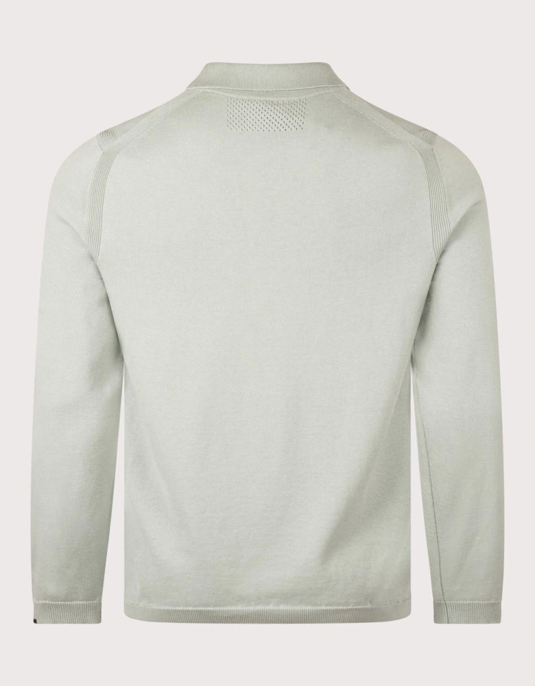 Ever-X Collared Quarter Zip Knit Jumper