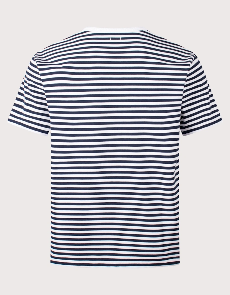 Relaxed fit COOLMAX Stripe Jersey T-Shirt