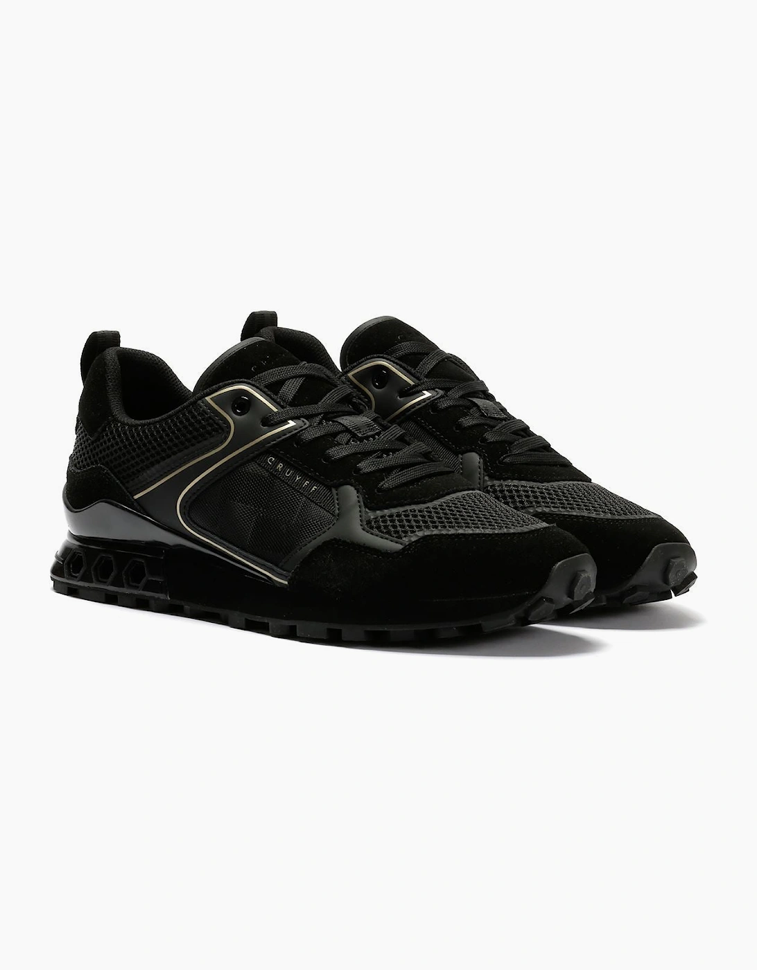 Cruyff Fuori Men's Black/Gold Trainers