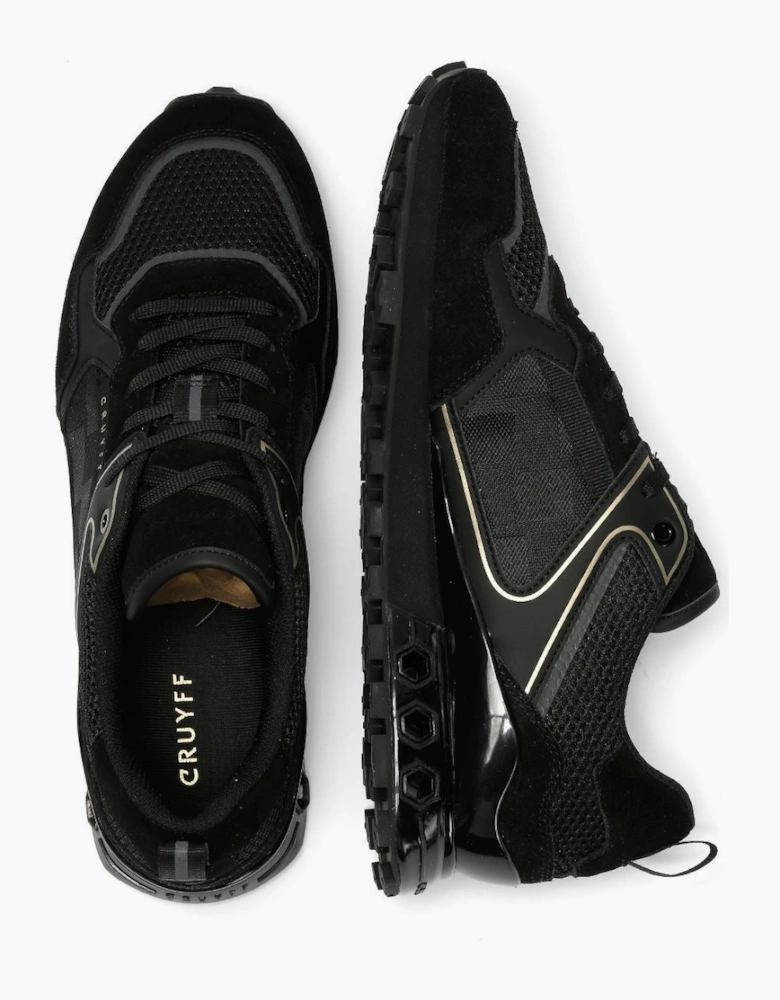 Cruyff Fuori Men's Black/Gold Trainers