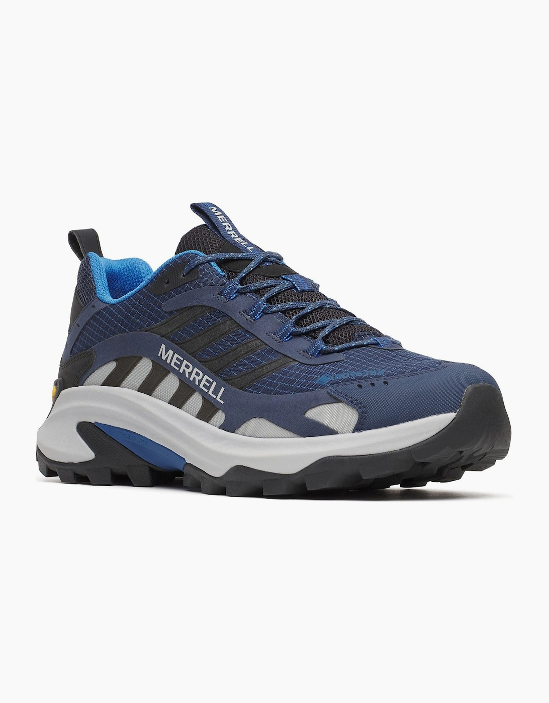 Merrell Men's Navy Moab Speed 2 Gtx Nylon Night Hiking Shoes  7 Size 7