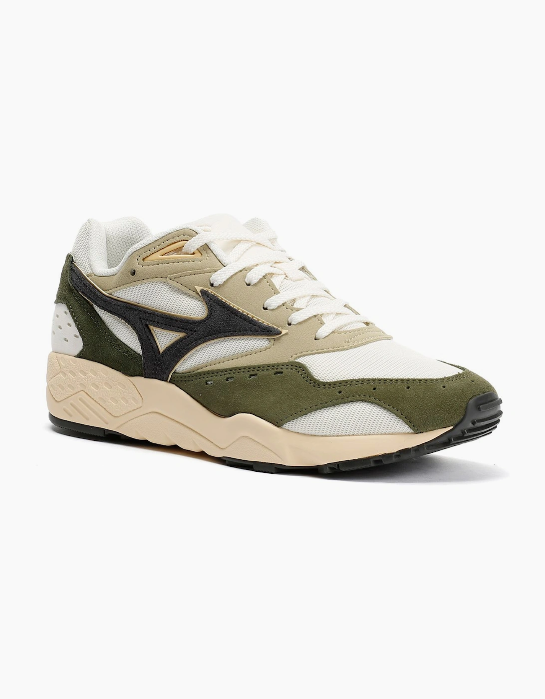 Mizuno Contender S Pristine/Sand/Clover Trainers