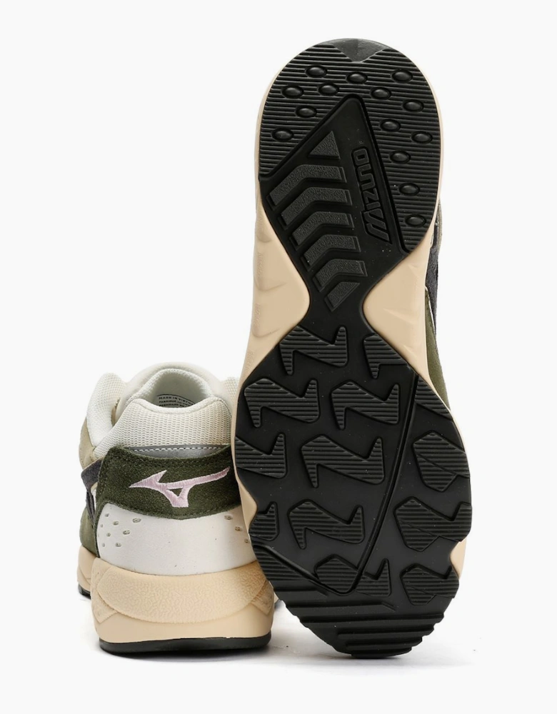 Mizuno Contender S Pristine/Sand/Clover Trainers