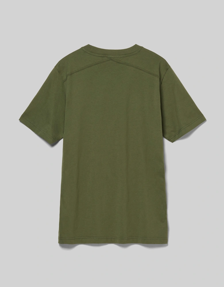 Mastrum Beam Chest Logo T-Shirt - Bronze Green