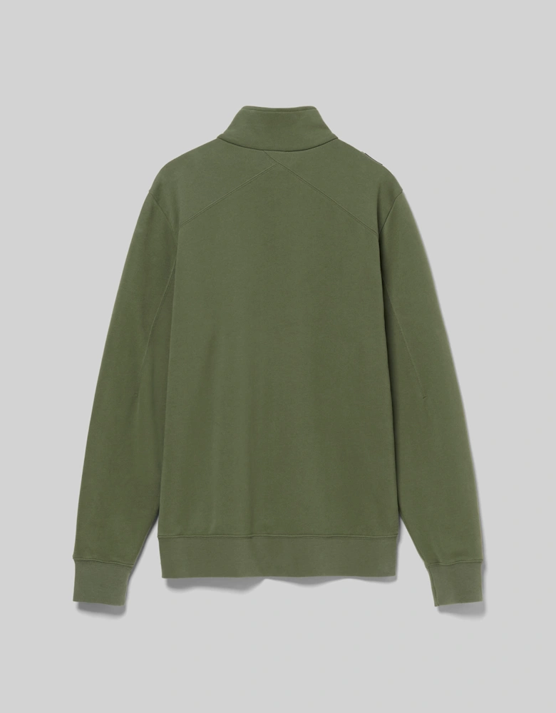Mastrum Quarter-Zip Sweatshirt - Bronze Green