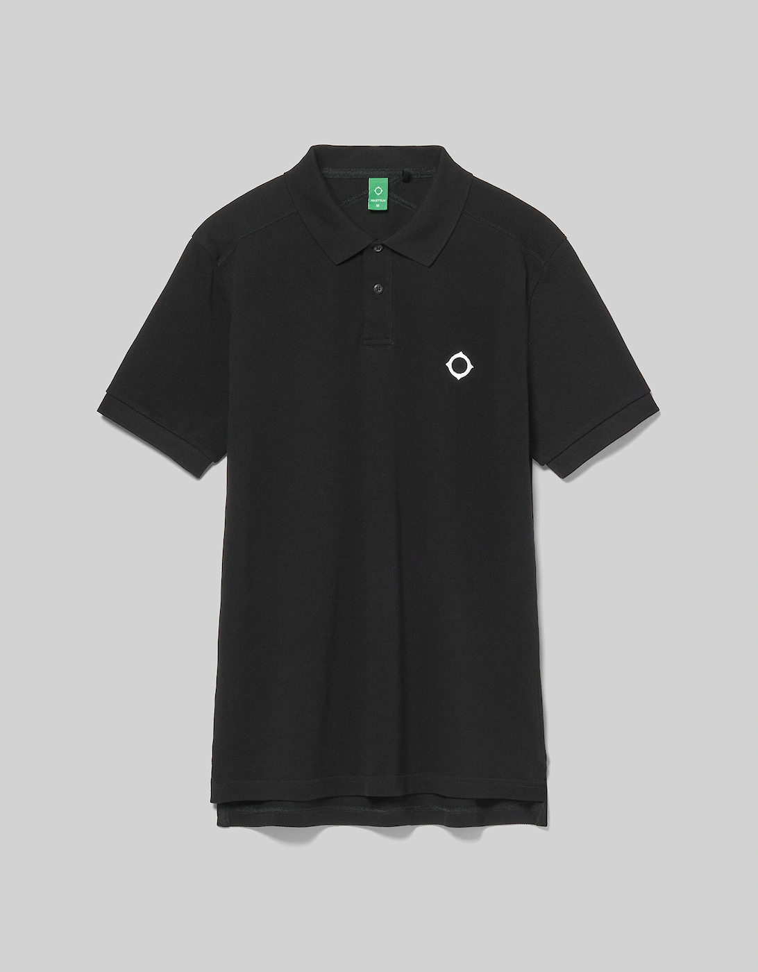 Ma.Strum Ma.Strum Men's Mastrum Pique Polo Shirt - Jet Black
