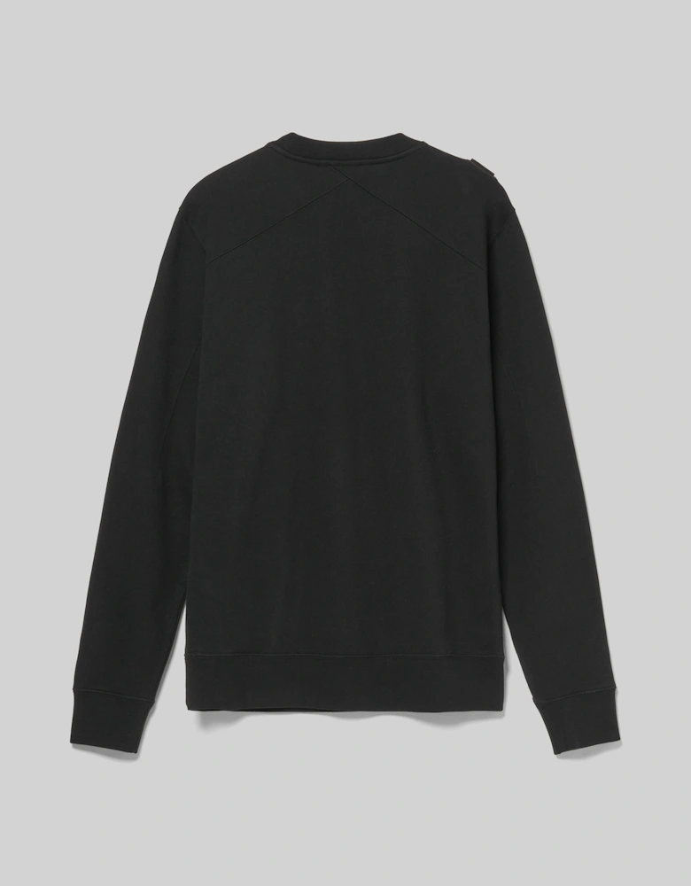Mastrum Crew Neck Sweatshirt - Jet Black