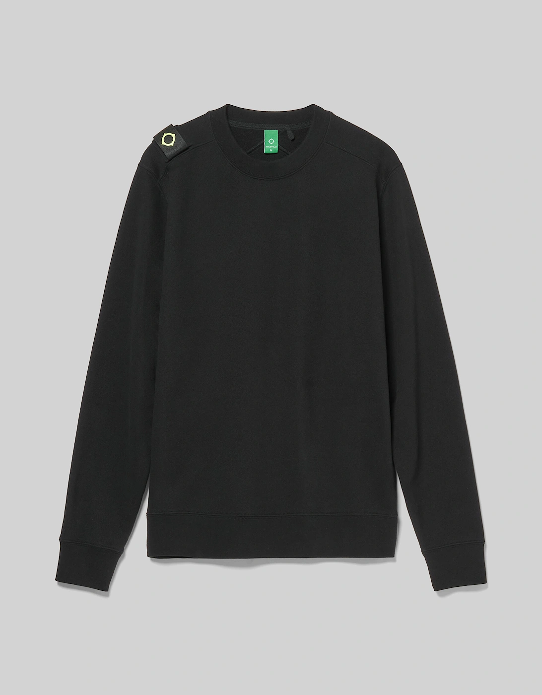 Ma.Strum Ma.Strum Men's Mastrum Crew Neck Sweatshirt - Jet Black