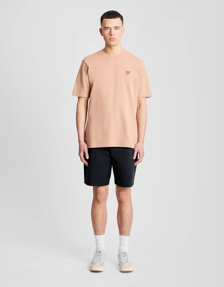 Textured Jacquard T-Shirt