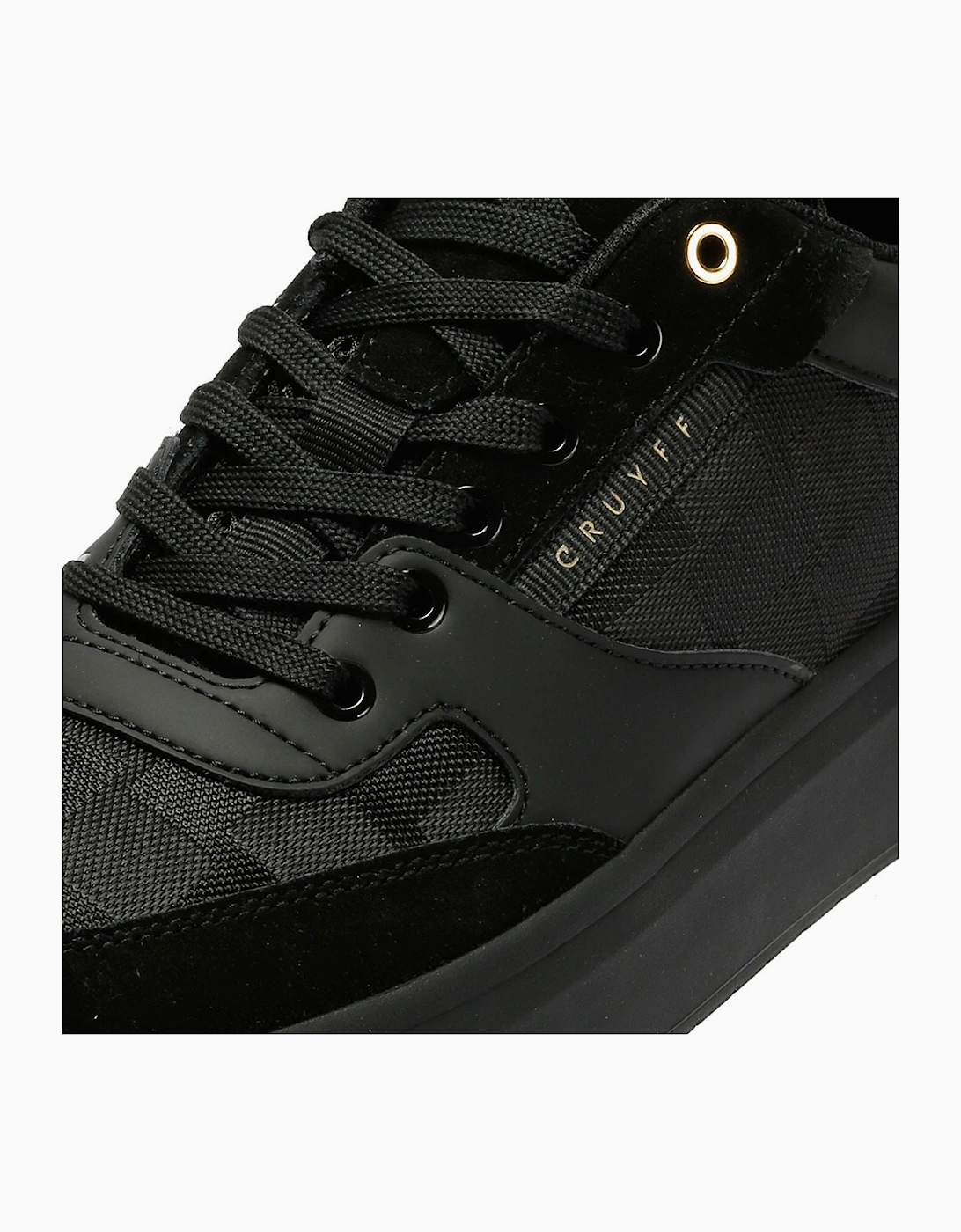 Cruyff Terra Court Men's Black/Gold Trainers