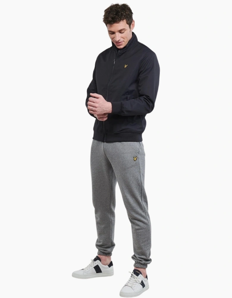 Lyle & Scott Navy Blue Mesh Backed Funnel Neck Jacket