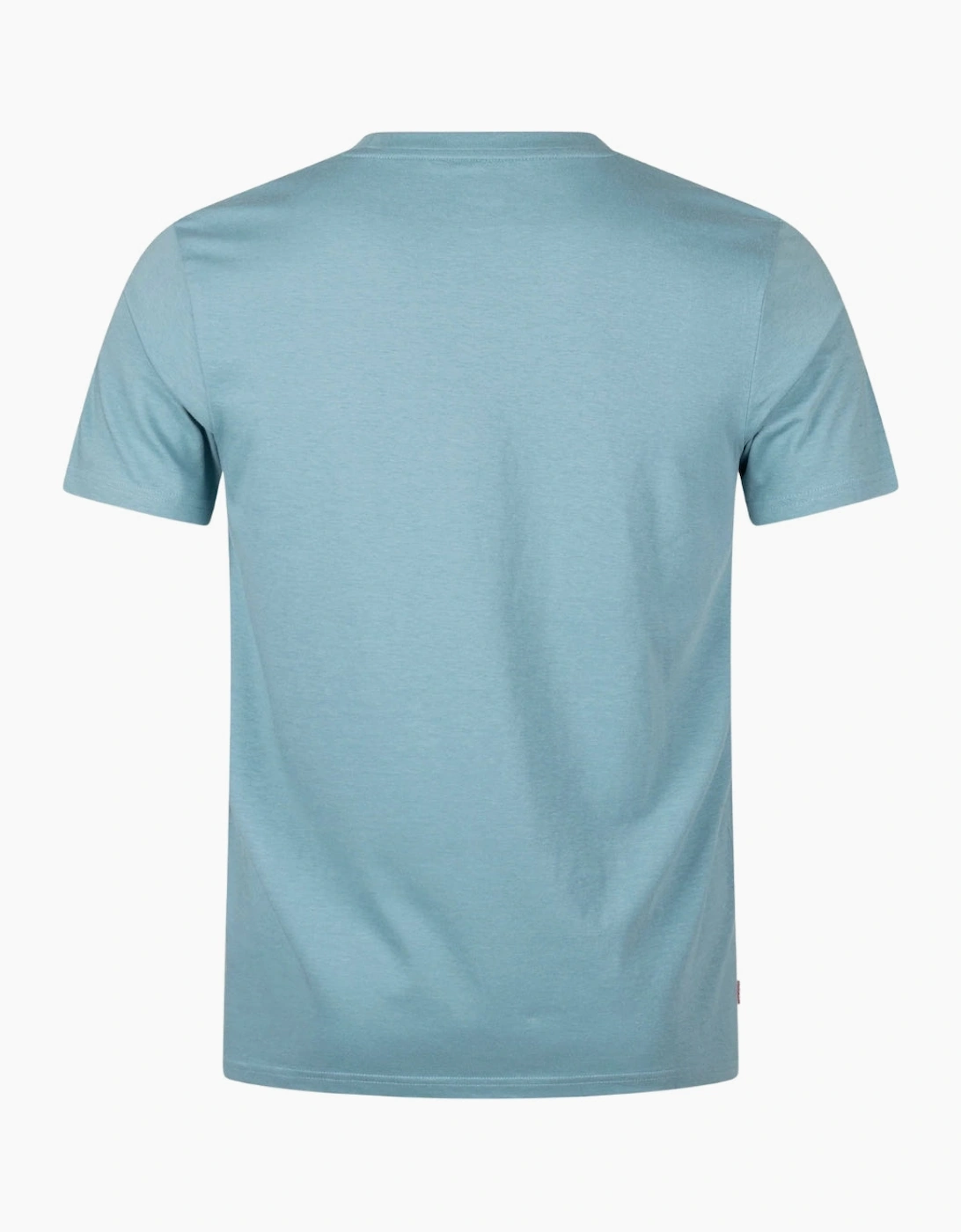 Active Cotton Stripes Avio Blue T-Shirt