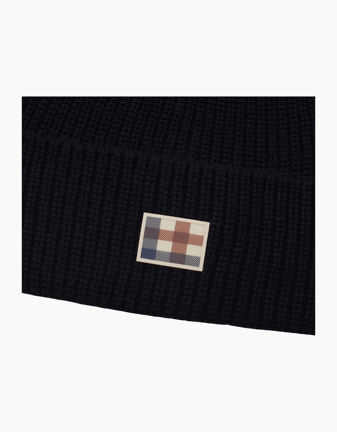 Active Label Black Beanie Hat