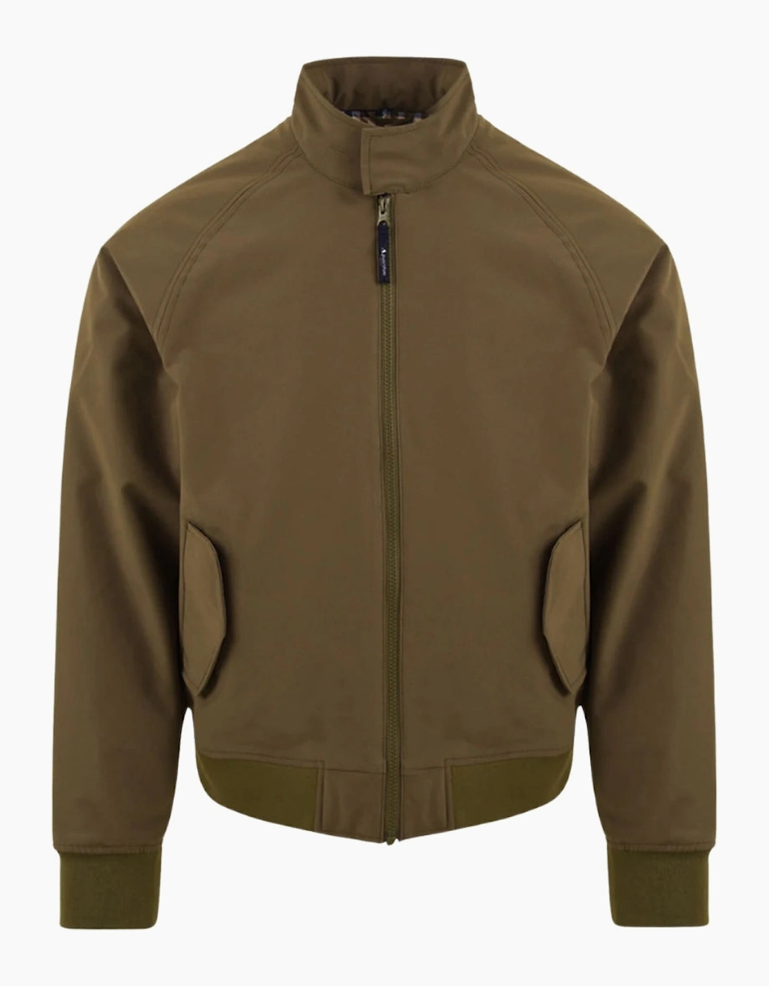 Aquascutum Men's Tan Active Army Green Shell Jacket - Size: 38/Regular