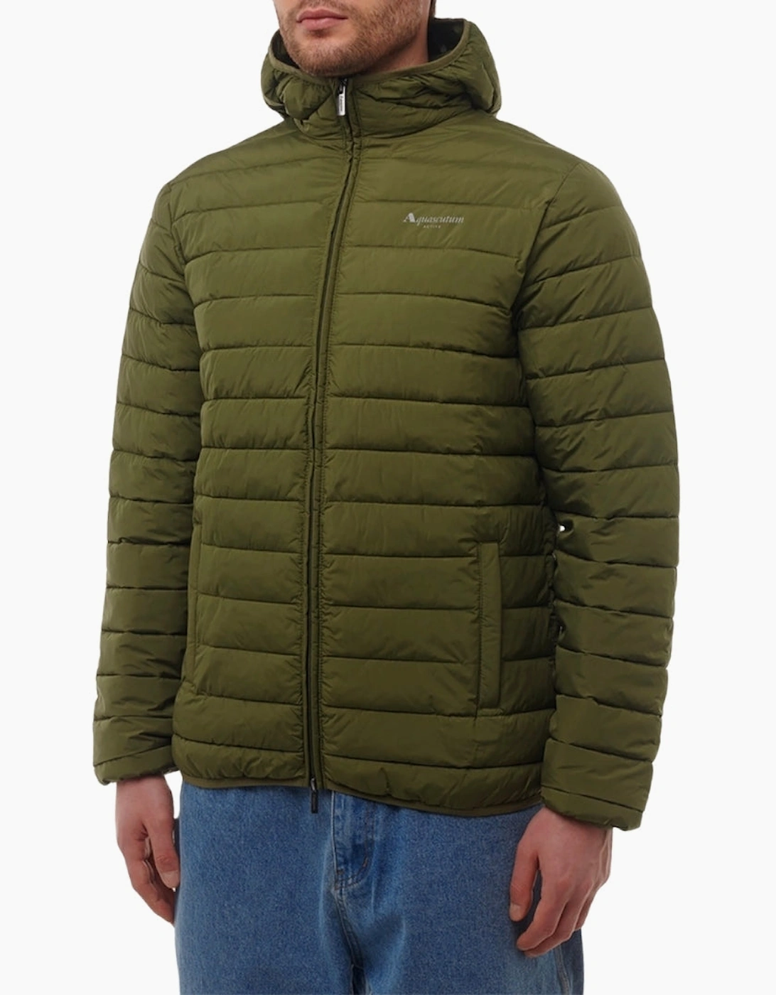 Active Rlg 100 Gr Army Green Hooded Jacket