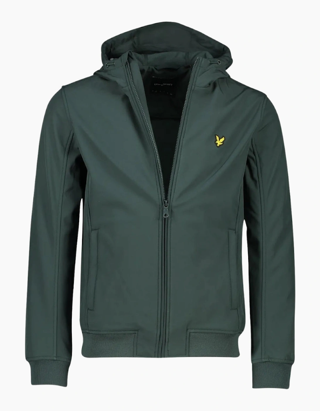 Lyle & Scott Green Fleece Back Softshell Jacket, 4 of 3