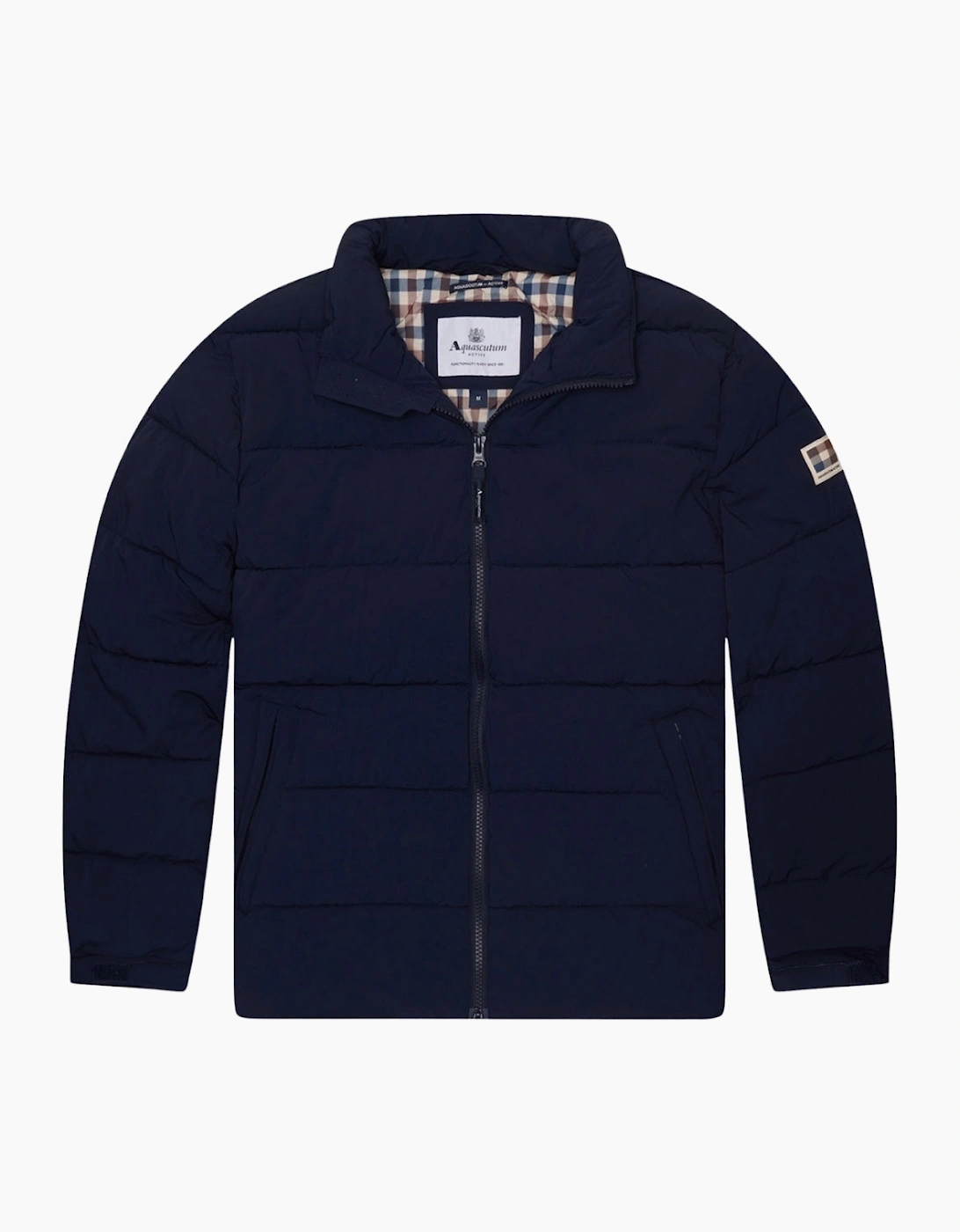 Active Sp Navy Blue Mockneck Puffer Jacket, 5 of 4