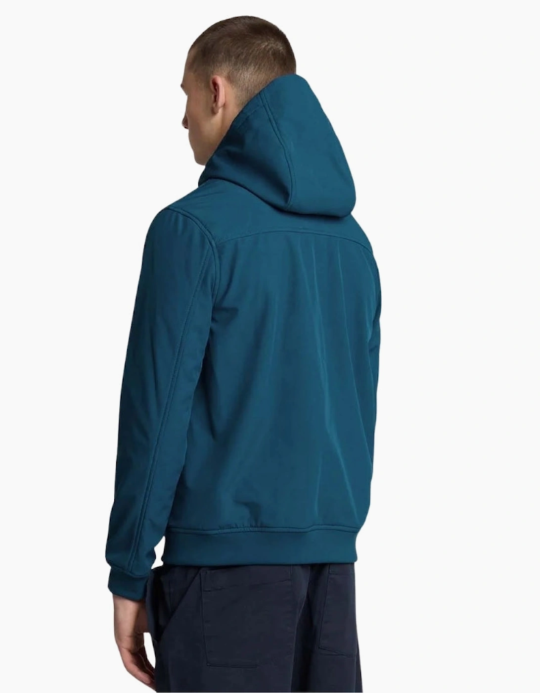 Lyle & Scott Blue Fleece Back Softshell Jacket