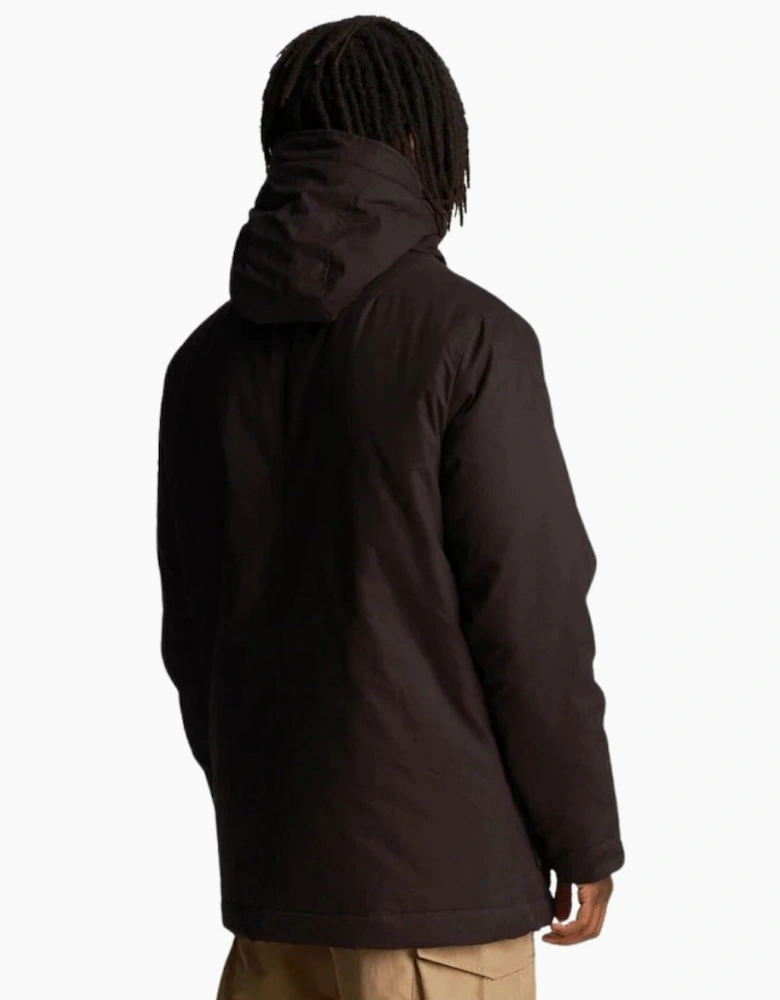 Lyle & Scott Black Microfleece Parka 2.0