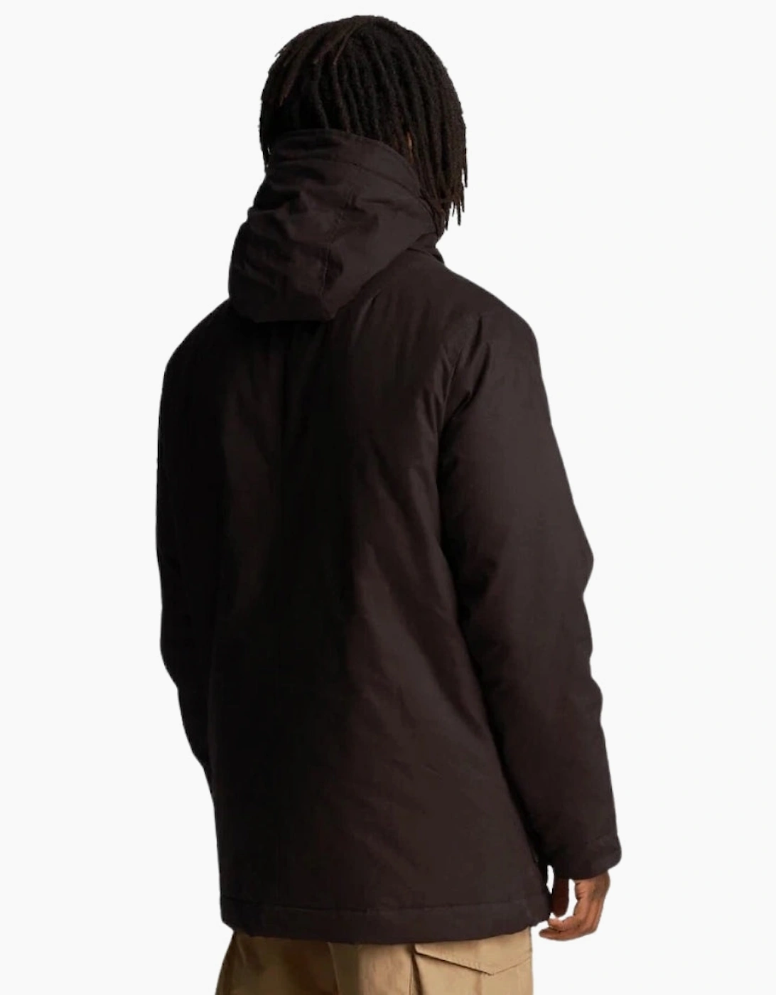 Lyle & Scott Black Microfleece Parka 2.0