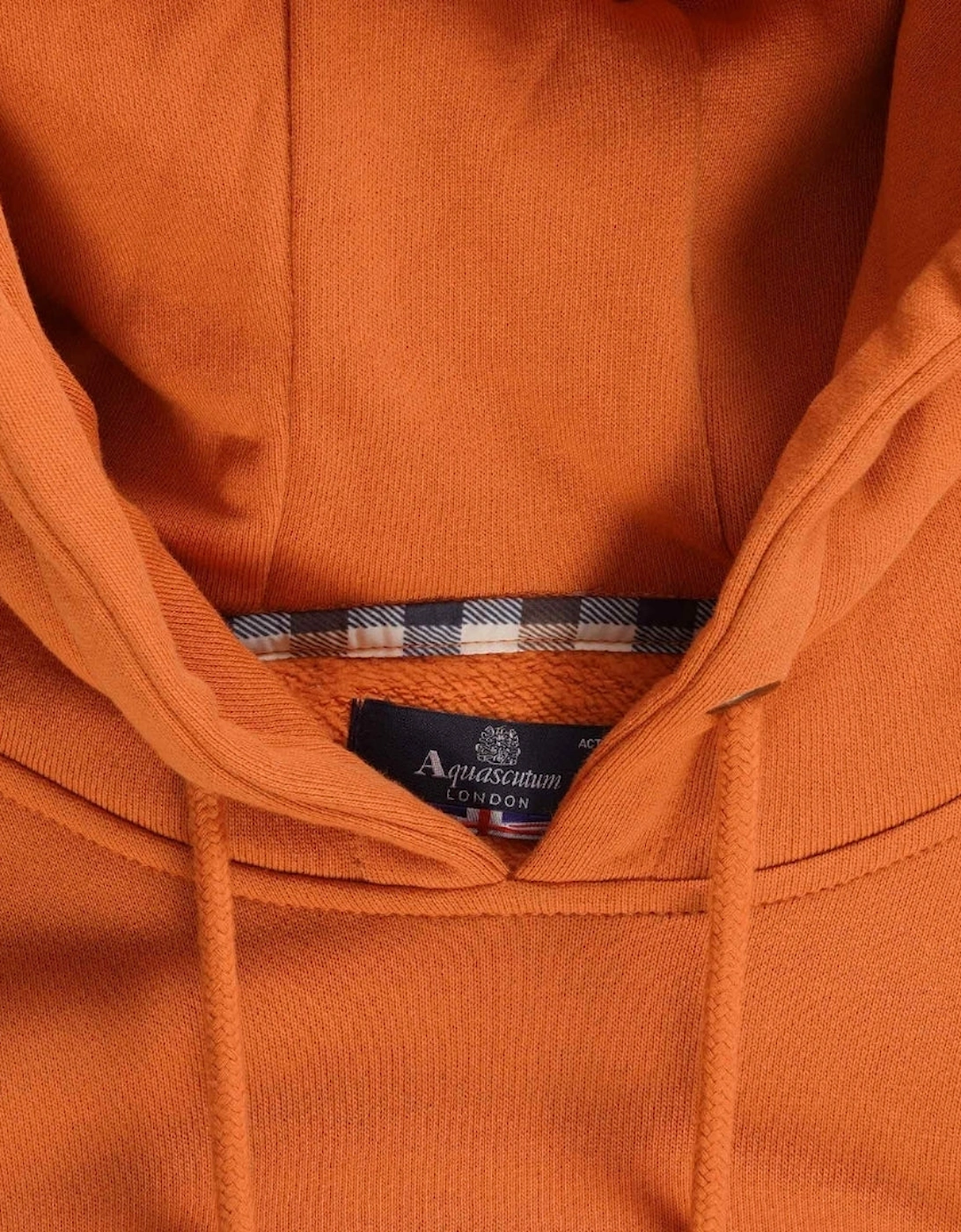 Active Small Logo Rust Orange Hoodie