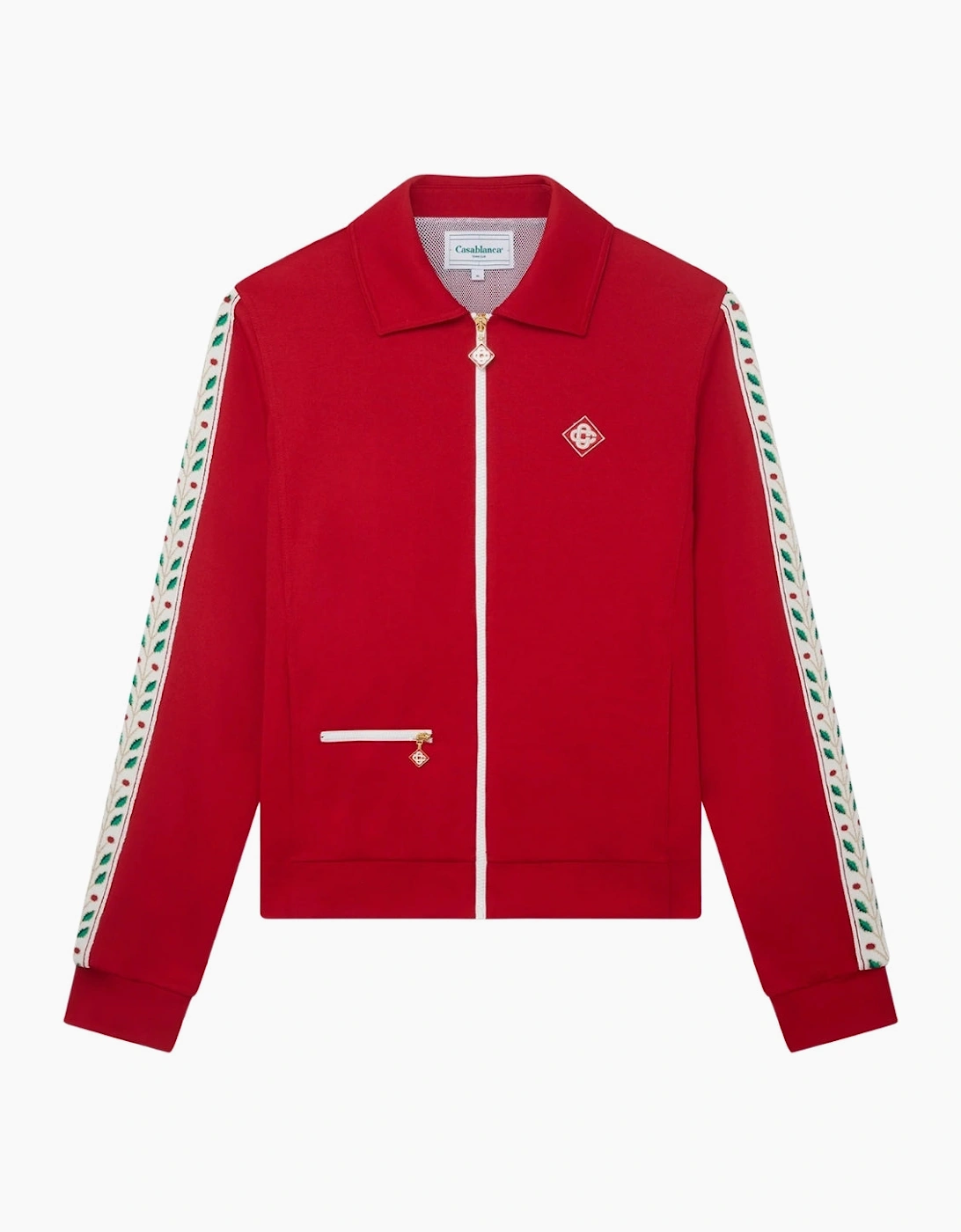 Laurel Tricot Red Track Jacket, 7 of 6